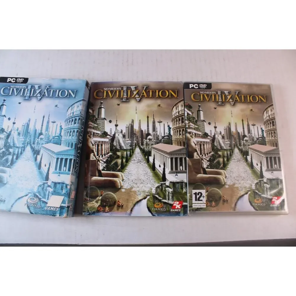 13 games: Various Civilization Personal Computer (PC) games, authentic, nice